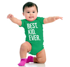 Best Kid Ever Romper Bodysuit-Direct To Garment Print-Brisco Baby
