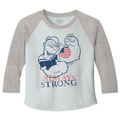 Always Strong Toddler Baseball-Direct To Garment Print-Brisco Baby