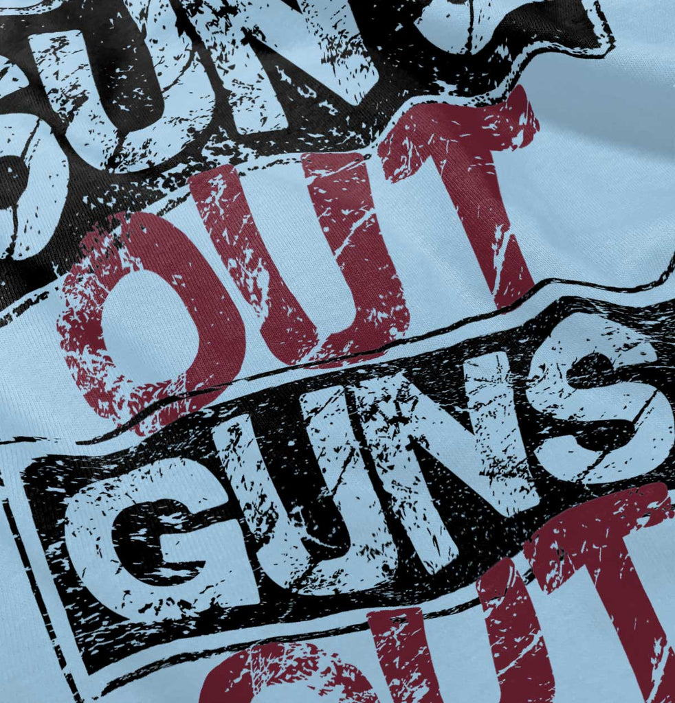 Guns Out Infant Toddler T Shirt-Direct To Garment Print-Brisco Baby