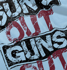 Guns Out Infant Toddler T Shirt-Direct To Garment Print-Brisco Baby