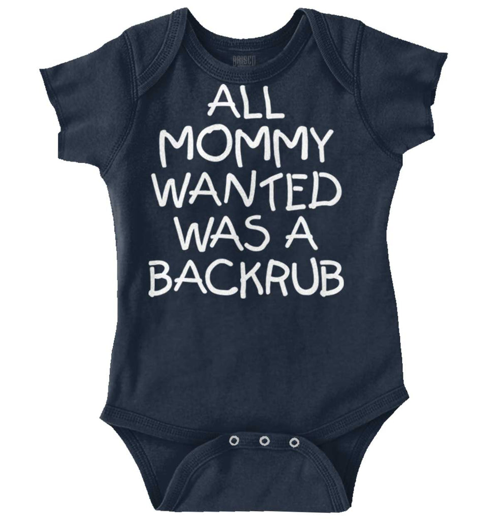 Backrub Romper Bodysuit-Direct To Garment Print-Brisco Baby