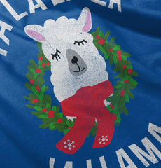 Llama Christmas Romper Bodysuit-Direct To Garment Print-Brisco Baby