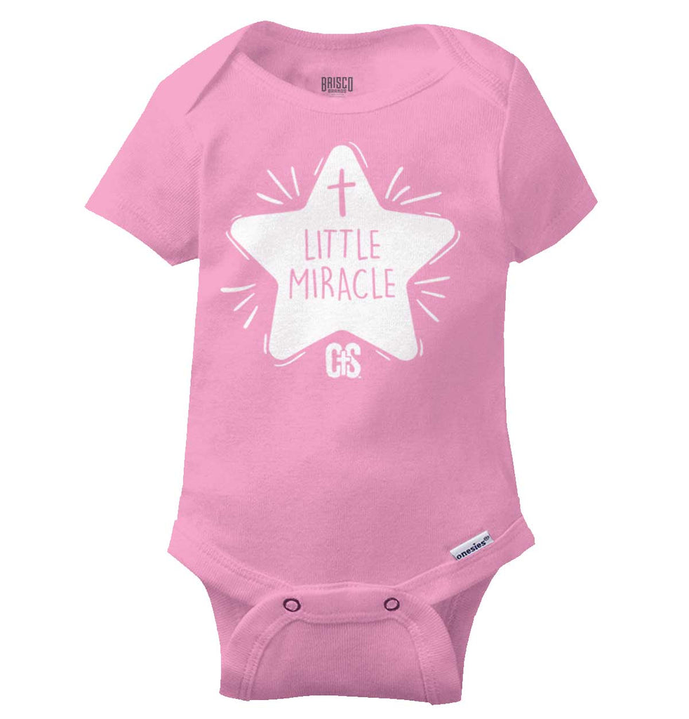 Little Miracle Gerber Onesie-Direct To Garment Print-Brisco Baby