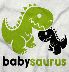 Babysaurus Rex Infant Toddler T Shirt-Direct To Garment Print-Brisco Baby