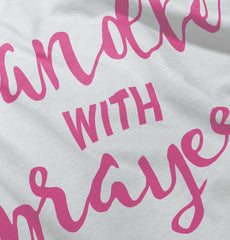 Prayer Care Solid Baby Pajama Top-Direct To Garment Print-Brisco Baby