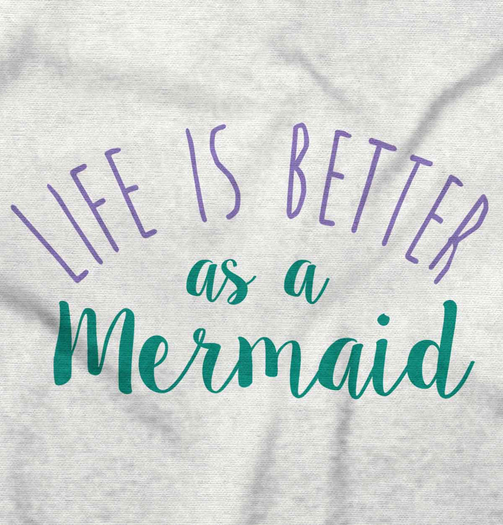 Mermaid Life Infant Baby Bib-Direct To Garment Print-Brisco Baby