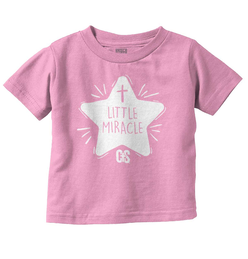 Little Miracle Infant Toddler T Shirt-Direct To Garment Print-Brisco Baby