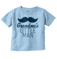 Grandma's Little Man Infant Toddler T Shirt-Direct To Garment Print-Brisco Baby