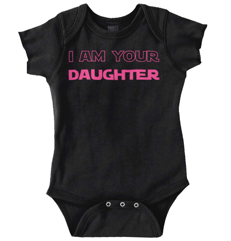 I Am Your Daughter Romper Bodysuit-Direct To Garment Print-Brisco Baby