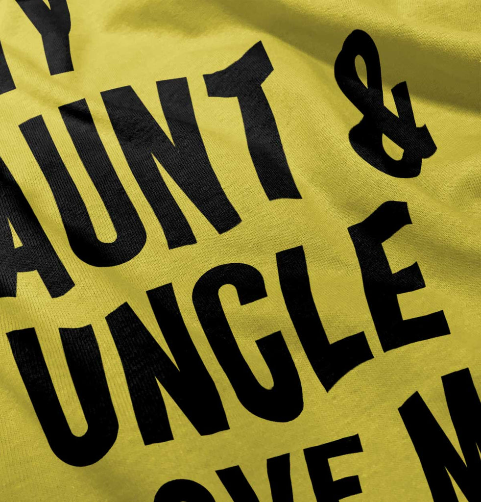 Aunt And Uncle Love Me Romper Bodysuit-Direct To Garment Print-Brisco Baby