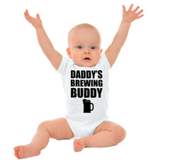Brewing Buddy Romper Bodysuit-Direct To Garment Print-Brisco Baby