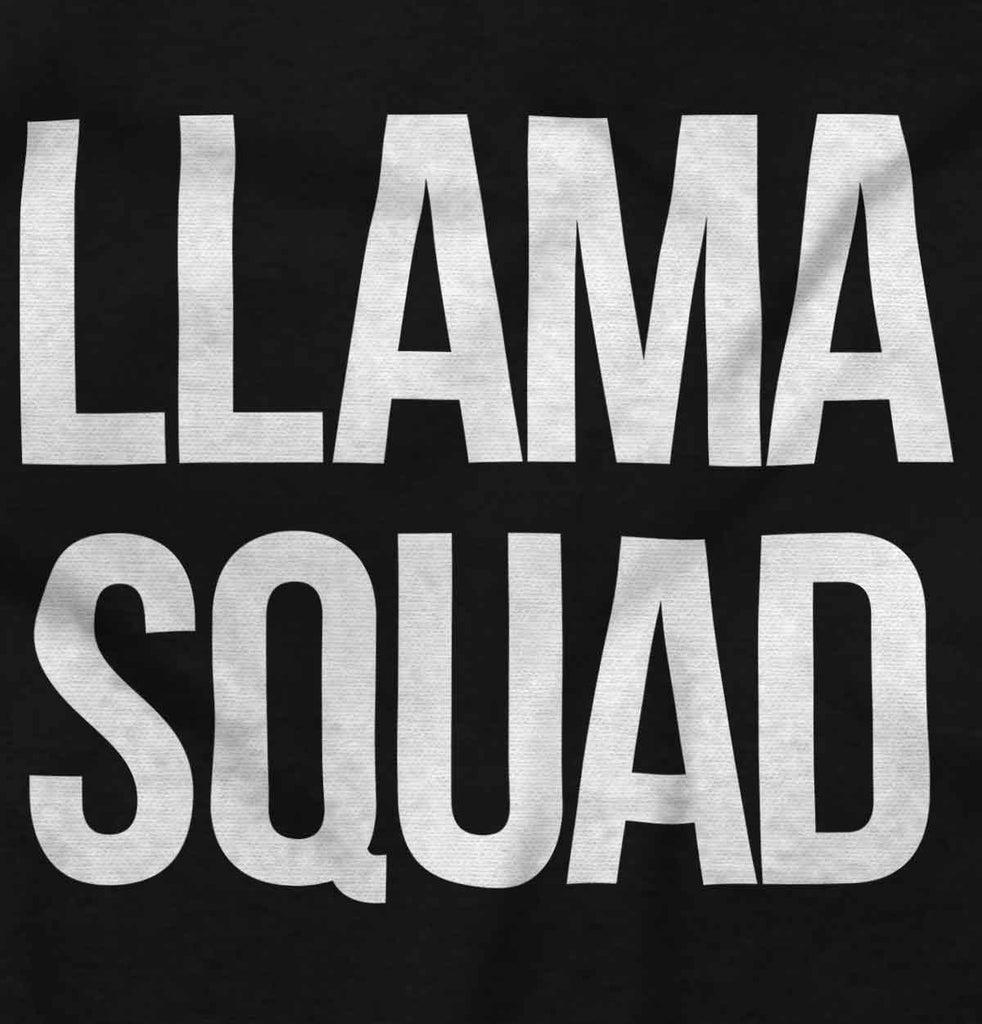 Llama Squad Infant Baby Bib-Direct To Garment Print-Brisco Baby