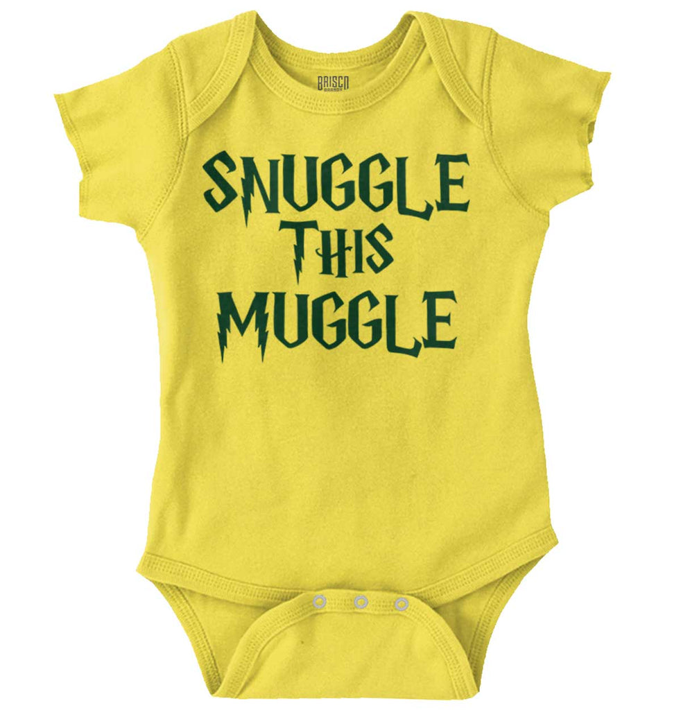 Snuggle This Muggle Romper Bodysuit-Direct To Garment Print-Brisco Baby