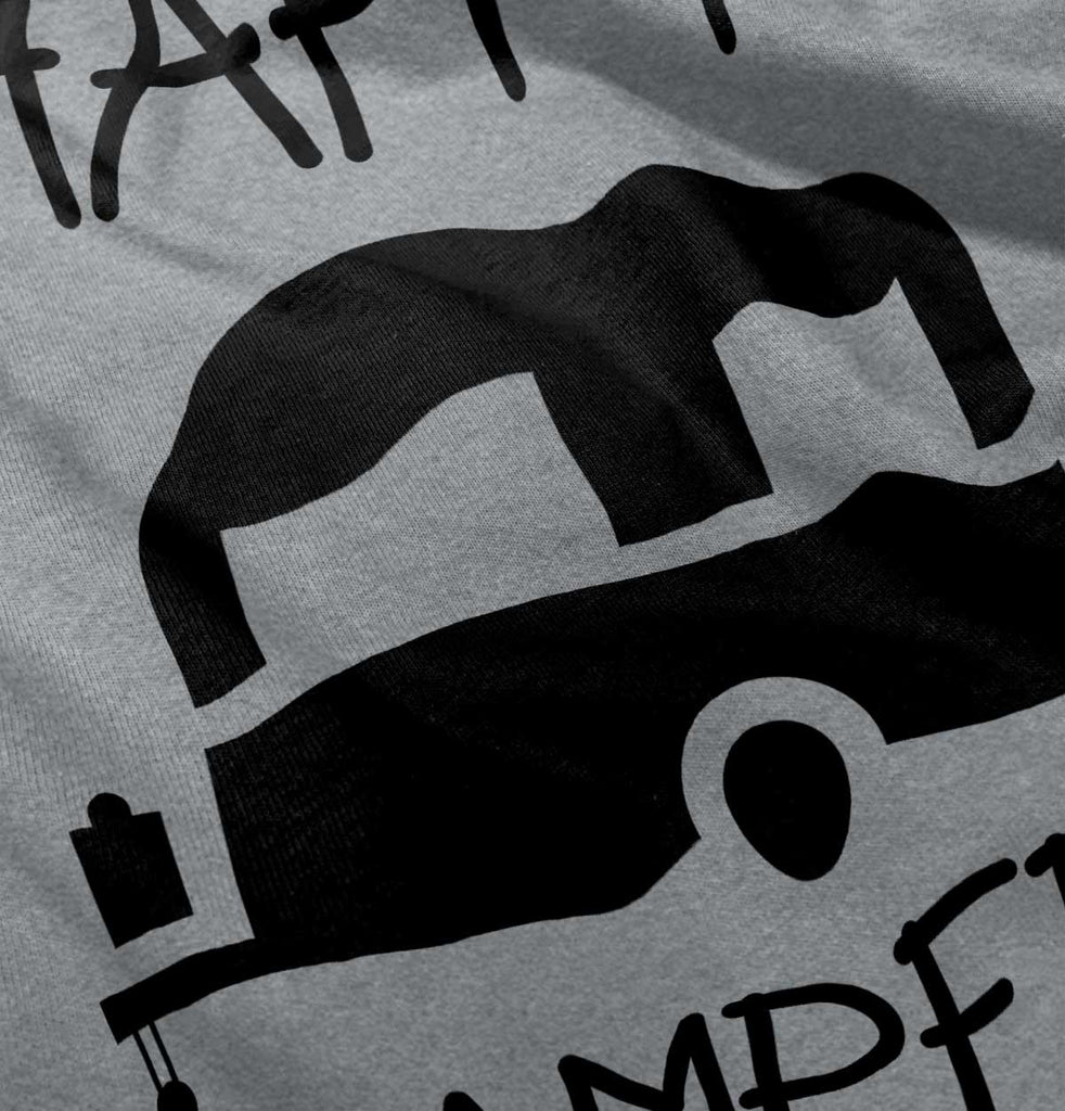 Happy Camper Infant Toddler T Shirt-Direct To Garment Print-Brisco Baby