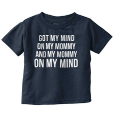 Mind On Mommy Infant Toddler T Shirt-Direct To Garment Print-Brisco Baby