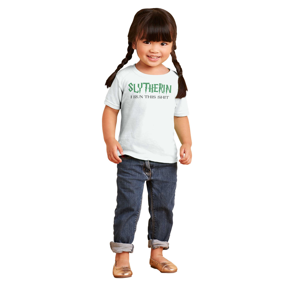 Slytherin Infant Toddler T Shirt-Direct To Garment Print-Brisco Baby