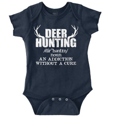 Deer Hunting Addiction Romper Bodysuit-Direct To Garment Print-Brisco Baby