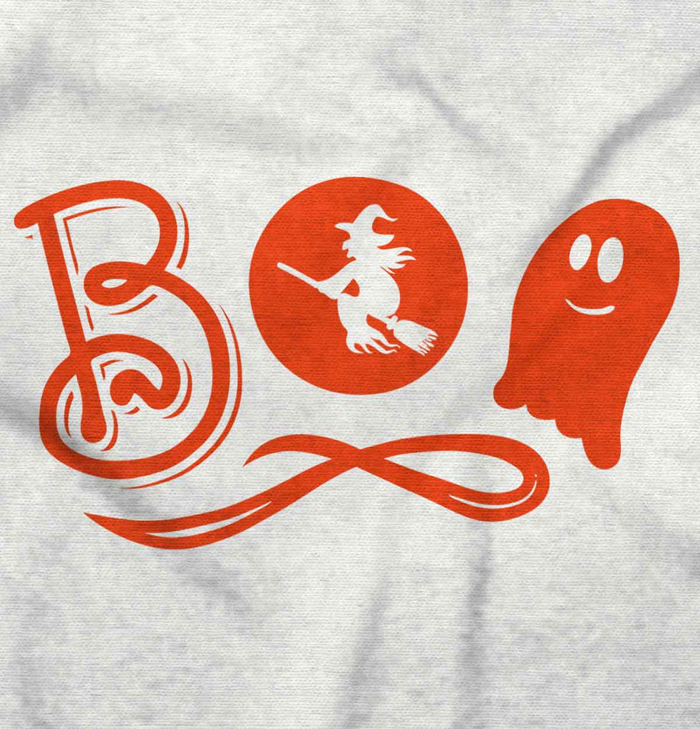 Boo Ghost Infant Toddler T Shirt-Direct To Garment Print-Brisco Baby