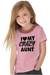 Crazy Aunt Toddler Ruffled Trim T-Shirt-Direct To Garment Print-Brisco Baby