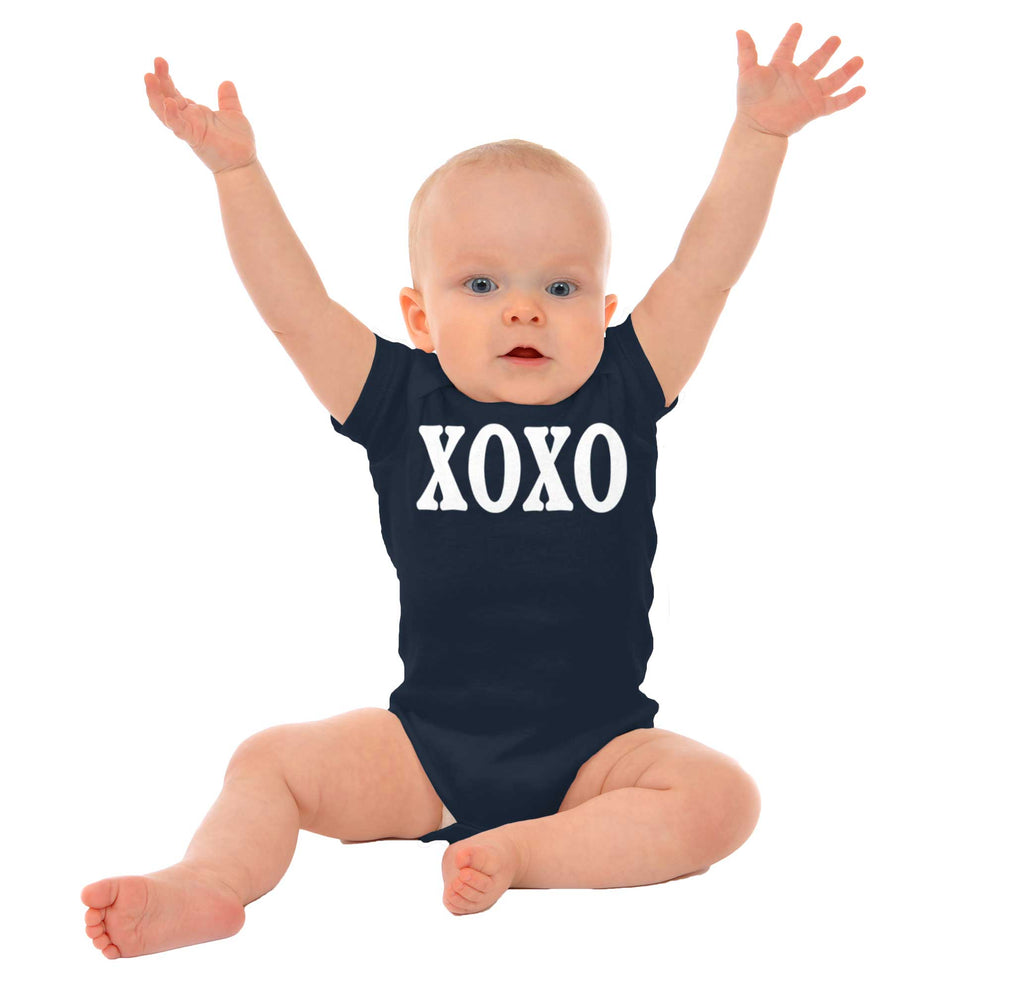 XOXO Romper Bodysuit-Direct To Garment Print-Brisco Baby