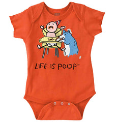 Dog Baby Food Romper Bodysuit-Direct To Garment Print-Brisco Baby