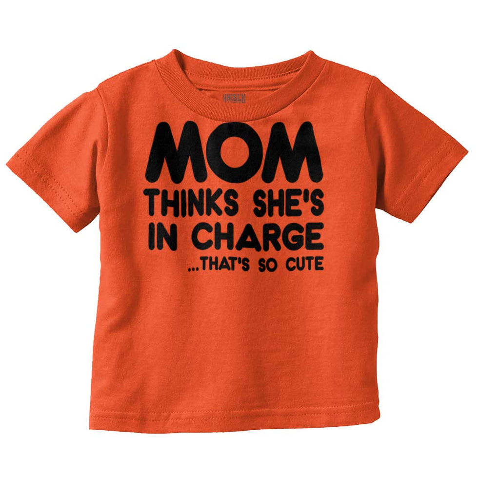 In Charge Infant Toddler T Shirt-Direct To Garment Print-Brisco Baby