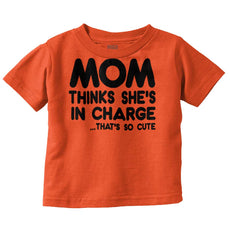 In Charge Infant Toddler T Shirt-Direct To Garment Print-Brisco Baby