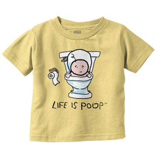 Baby Toilet Infant Toddler T Shirt-Direct To Garment Print-Brisco Baby