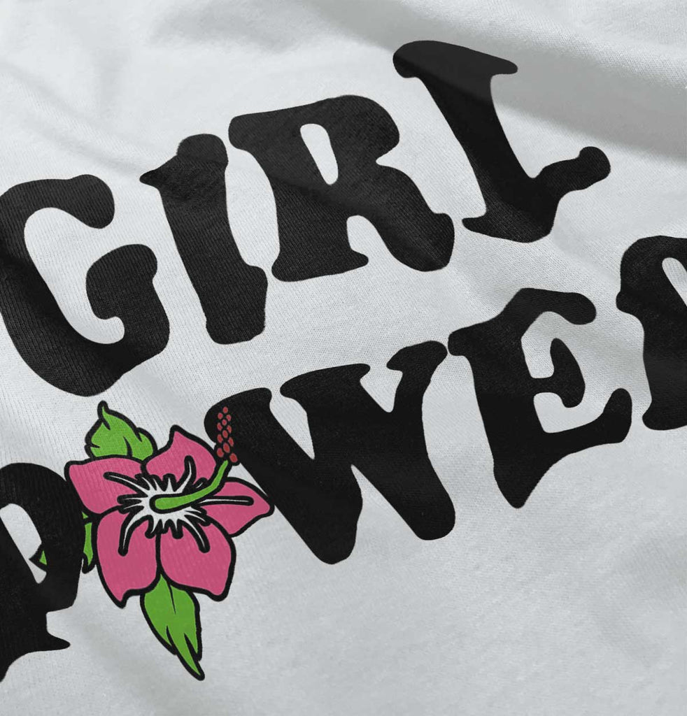 Girl Power Infant Baby Bib-Direct To Garment Print-Brisco Baby