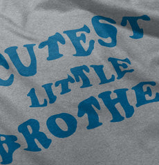 Cutest Little Brother Romper Bodysuit-Direct To Garment Print-Brisco Baby