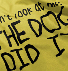 Dog Did It Romper Bodysuit-Direct To Garment Print-Brisco Baby