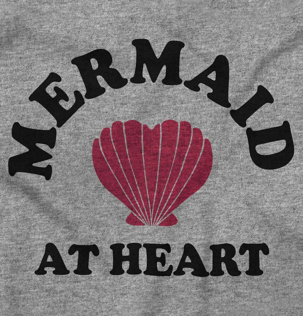Mermaid At Heart Romper Bodysuit-Direct To Garment Print-Brisco Baby