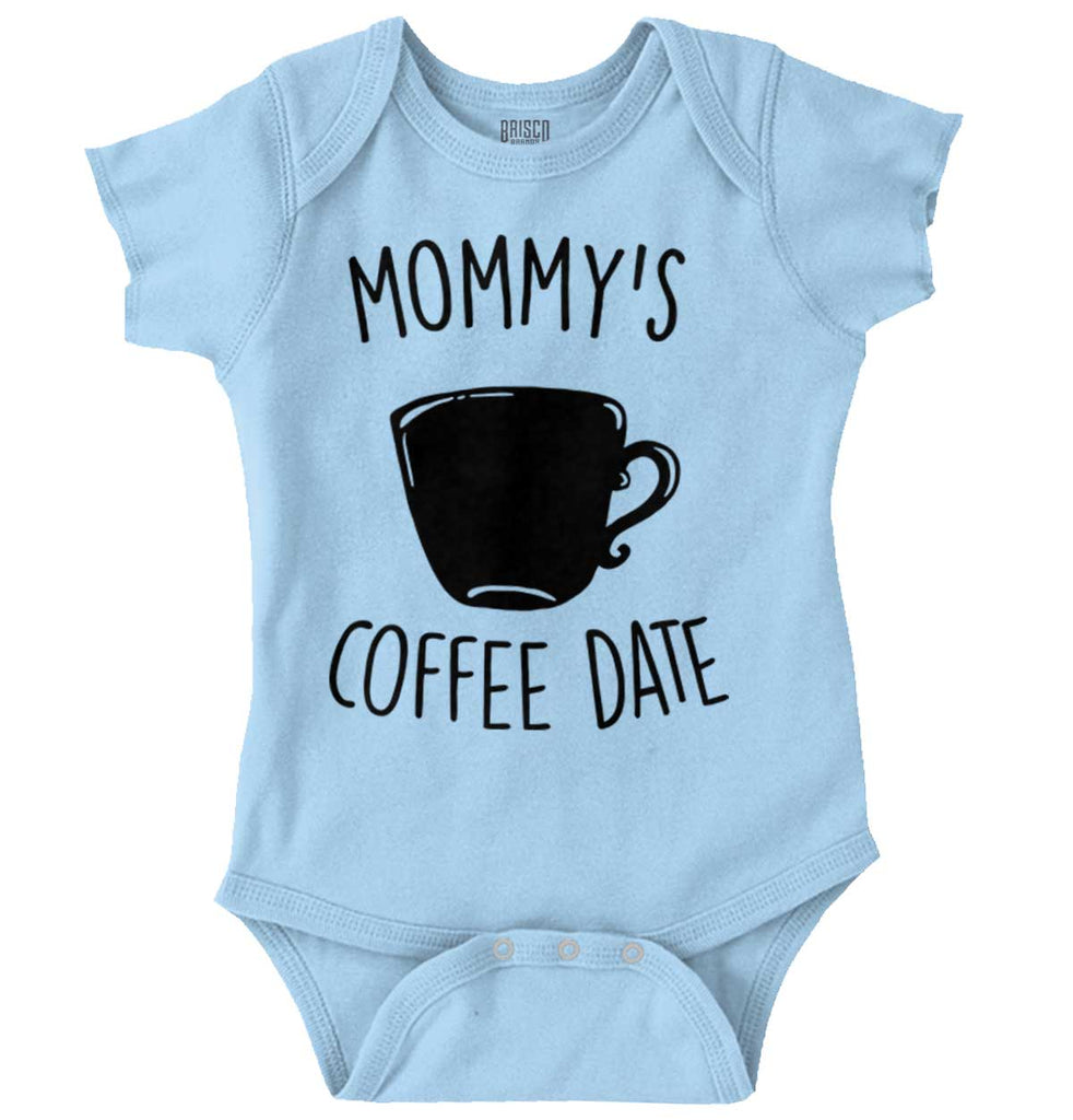 Mommy's Coffee Date Romper Bodysuit-Direct To Garment Print-Brisco Baby