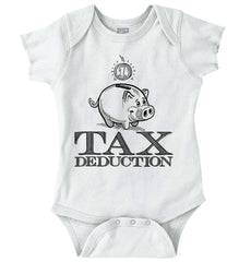 Cutest Tax Deduction Romper Bodysuit-Direct To Garment Print-Brisco Baby