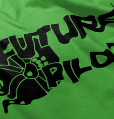 Future Pilot Romper Bodysuit-Direct To Garment Print-Brisco Baby