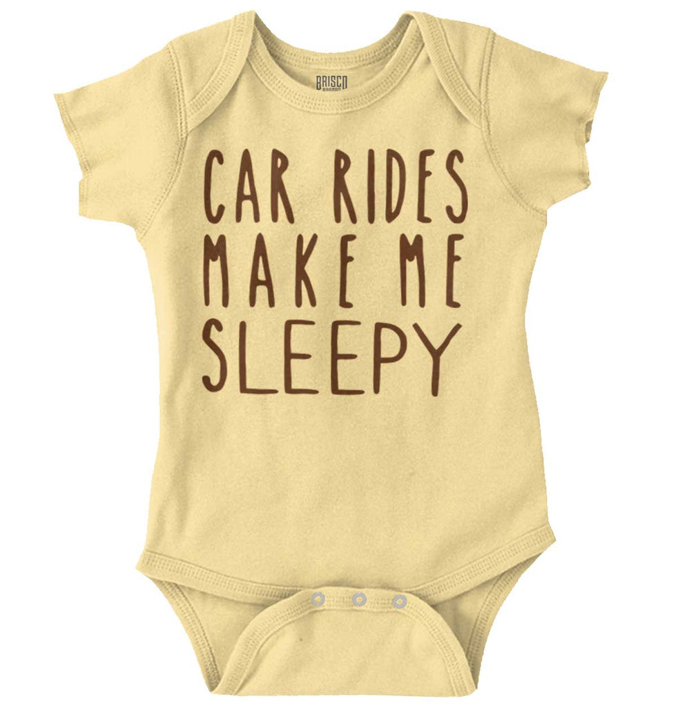 Car Rides Romper Bodysuit-Direct To Garment Print-Brisco Baby