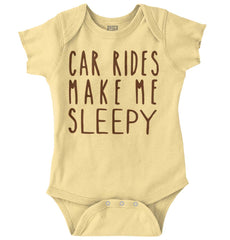 Car Rides Romper Bodysuit-Direct To Garment Print-Brisco Baby