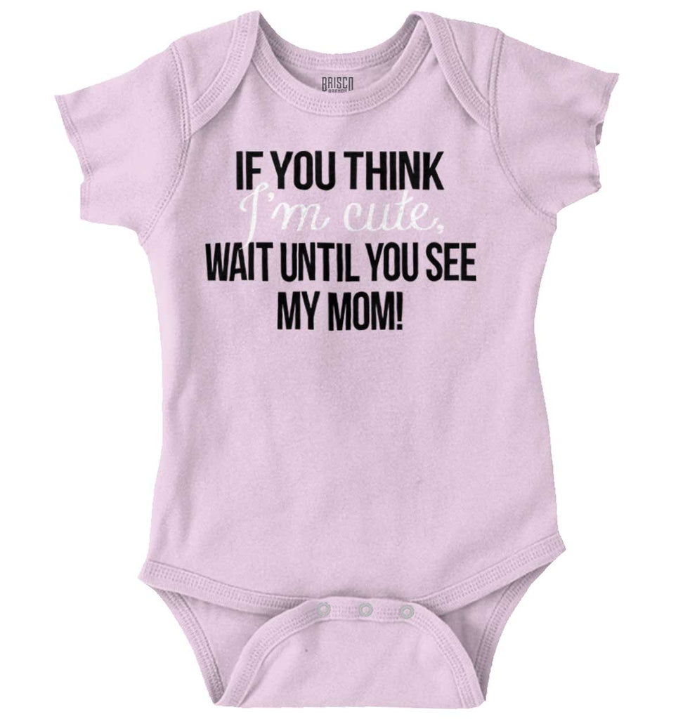 Im Cute Romper Bodysuit-Direct To Garment Print-Brisco Baby