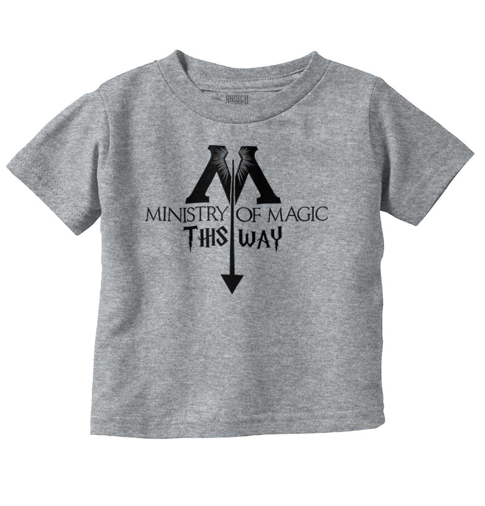 Ministry Of Magic Infant Toddler T Shirt-Direct To Garment Print-Brisco Baby