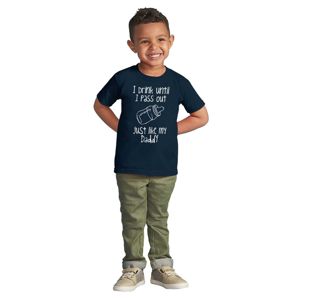 Like My Daddy Infant Toddler T Shirt-Direct To Garment Print-Brisco Baby
