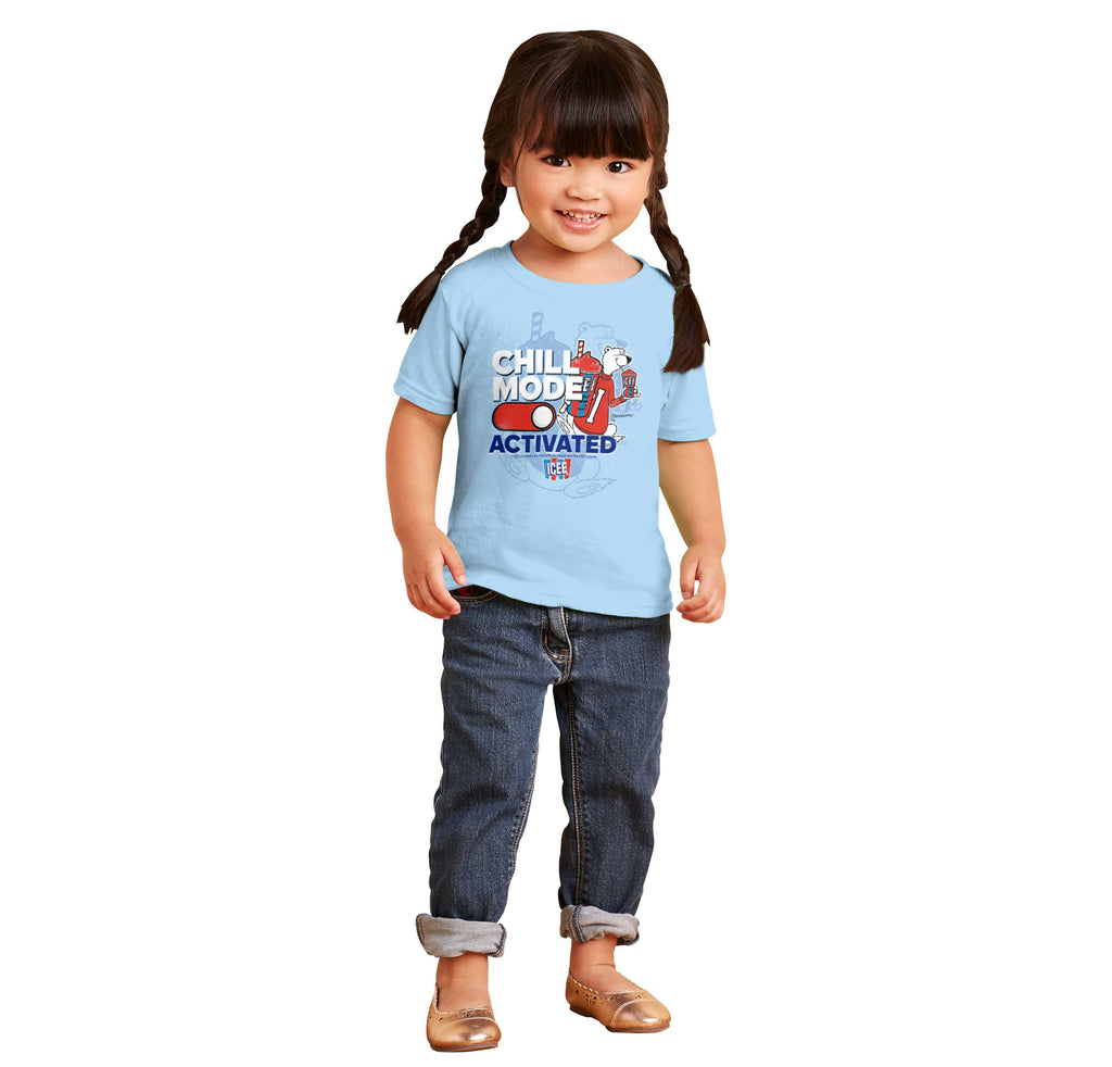 Chill Mode Activated Infant Toddler T Shirt-Direct To Garment Print-Brisco Baby