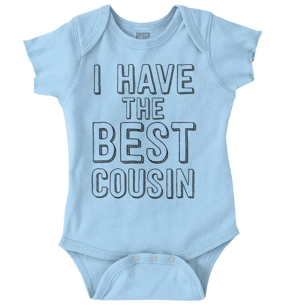 Best Cousin Romper Bodysuit-Direct To Garment Print-Brisco Baby
