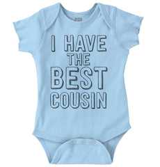 Best Cousin Romper Bodysuit-Direct To Garment Print-Brisco Baby