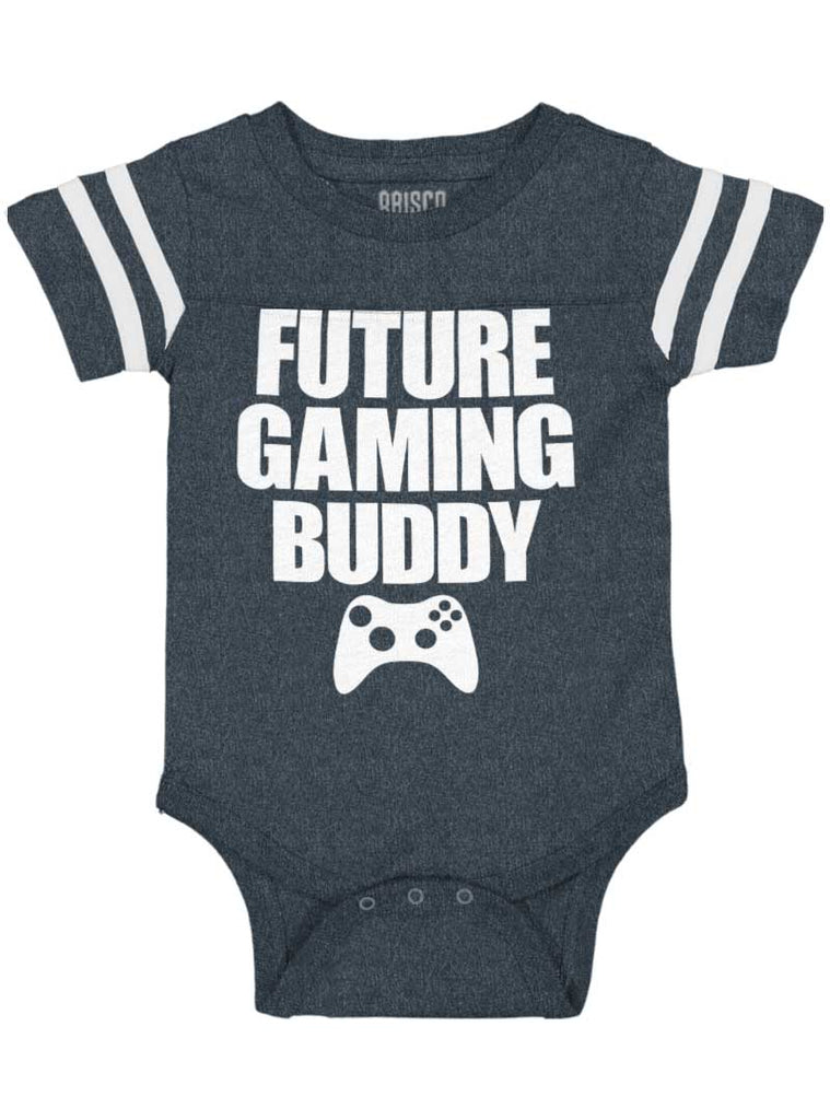 Future Gaming Buddy Football Romper Bodysuit-Direct To Garment Print-Brisco Baby