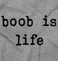 Boob Is Life Romper Bodysuit-Direct To Garment Print-Brisco Baby