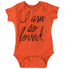 So Loved Romper Bodysuit-Direct To Garment Print-Brisco Baby