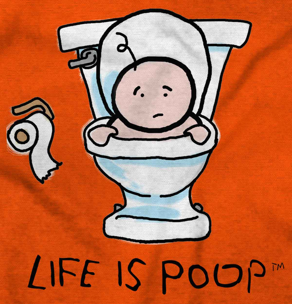 Baby Toilet Infant Toddler T Shirt-Direct To Garment Print-Brisco Baby