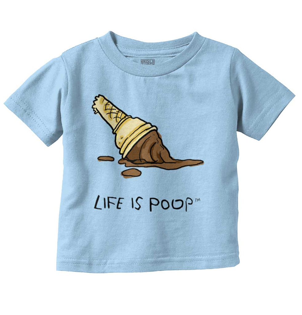 Dropped Cone Infant Toddler T Shirt-Direct To Garment Print-Brisco Baby