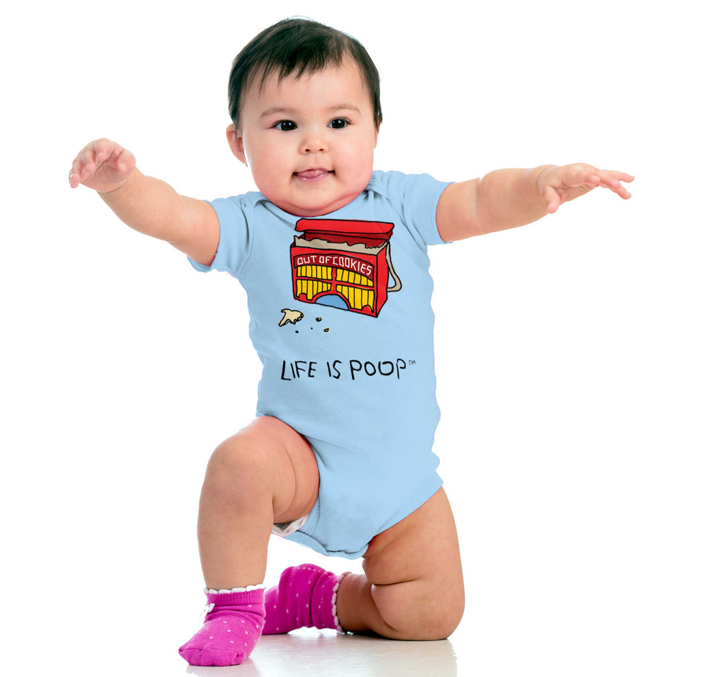 Out of Cookies Romper Bodysuit-Direct To Garment Print-Brisco Baby