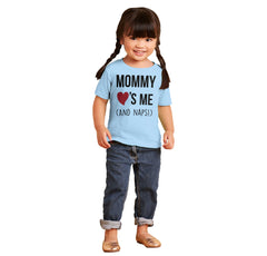 Mommy Loves Me Infant Toddler T Shirt-Direct To Garment Print-Brisco Baby
